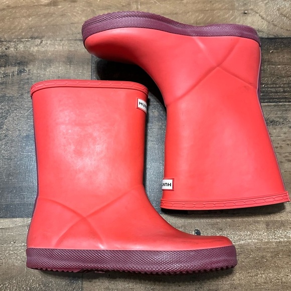 Hunter Kids First Classic Rain Boots Two-Tone - Picture 1 of 8
